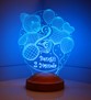 2 Yaşında Bebek Hediyesi 3D Led Lamba