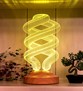 Spiral Şeklinde Gece Lambası, Helezon 3D Led Lamba