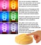 Spiral Şeklinde Gece Lambası, Helezon 3D Led Lamba