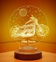 Babalar Günü Hediyesi 3 Boyutlu Motorsiklet Led Lamba Klasik Motosiklet Modeli 3D led lamba