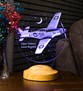 Babaya Hediye Babalar Günü Hediyesi Uçak Gecelambası Kişiye Özel 3D Led Lamba, Mustang P 51 Kuzey Amerika