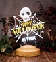 Cadılar Bayramı Halloween Hediyesi Kişiye Özel Happy Halloween Led Lamba 