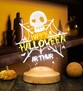 Cadılar Bayramı Halloween Hediyesi Kişiye Özel Happy Halloween Led Lamba 