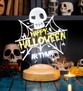 Cadılar Bayramı Halloween Hediyesi Kişiye Özel Happy Halloween Led Lamba 