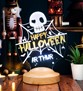 Cadılar Bayramı Halloween Hediyesi Kişiye Özel Happy Halloween Led Lamba 