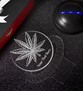 Mucize Bitki Kenevir li 3D Led Lamba, Kişiye Özel Hediye, Cannabis Sativa Desenli Dekoratif Masa Lambası