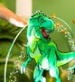 Çocuk Hediyesi Dinozor 3D Led Lamba T-rex Tasarımlı Çocuk Odası Gece Lambası 