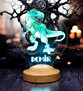 Çocuk Hediyesi Dinozor 3D Led Lamba T-rex Tasarımlı Çocuk Odası Gece Lambası 