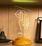 Dudak Figürlü Kişiye Özel Kadın Dudağı Sus Figürlü Neon Lamba