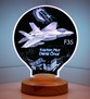 F35 Savaş Uçağı, Hava Kuvvetleri Hediyesi Kişiye Özel Uçak Led Lamba, Havacılık Hediyesi