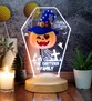 Halloween Cadılar Bayramı Parti Süsü, Halloween Gecesi Temalı LED Lamba, Bal Kabağı, Şapka, Yarasa, Hayalet, Kedi, Tasarımlı Parti Dekorasyonu, Halloween Hediye Fikirleri, İsimli Halloween Süsü