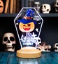 Halloween Cadılar Bayramı Parti Süsü, Halloween Gecesi Temalı LED Lamba, Bal Kabağı, Şapka, Yarasa, Hayalet, Kedi, Tasarımlı Parti Dekorasyonu, Halloween Hediye Fikirleri, İsimli Halloween Süsü