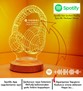 Doğum Günü Hediyesi Spotify Barkod Paylaşımlı Kulaklık Şeklinde Kişiye Özel 3D LED Lamba
