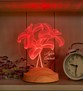 Çiçek Buketi Led Lamba, Sevgiliye Hediye, Sevgiliye Doğum Günü Hediye, Kişiye Özel 3D Led Lamba