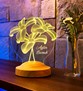 Çiçek Buketi Led Lamba, Sevgiliye Hediye, Sevgiliye Doğum Günü Hediye, Kişiye Özel 3D Led Lamba