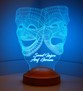 Kişiye Özel 3 Boyutlu Maske Led Lamba