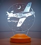 Uçak Hediyesi, İsimli Uçak Figürlü Hediye, İsimli Pilot Hediyesi, Uçak Tasarımlı Pilot Hediyesi, Kişiye Özel Led Lamba
