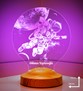 Astronot, Kozmonot, Astronot Hediyesi, Uzay Hediyesi, Kişiye Özel 3D Led Lamba