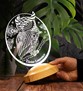 Baykuş Kişiye Özel Led Lamba, Baykuş Tasarımlı 3D Gece Lambası, Baykuş Temalı Dekoratif Lamba, Baykuş Şekilli Hediye