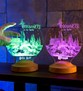 Kişiye Özel Harry Potter Hogwarts Hediyesi,  Hogwarts, 3D Led Lamba