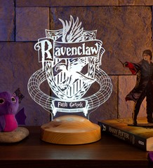 Kişiye Özel Harry Potter Hogwarts Ravenclaw Hediyesi, Harry Potter Ravenclaw, Hogwarts Hediyesi 3D Led Lamba
