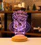 Kişiye Özel Harry Potter Hogwarts Slytherin Hediyesi, Harry Potter Slytherin, Hogwarts Hediyesi 3D Led Lamba