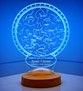 Özel Gün Hediyesi Gökyüzü Yıldız Haritası, Horoskop Astroloji Haritası, Sevgiliye Hediye, Kişiye Özel İsimli Led Lamba