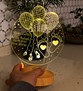 Hoş Geldin Bebek Hediyesi 3 Boyutlu Led Lamba, Bebek Görme Hediyesi, Yeni Doğan Bebek Hastane Hediyesi