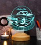BMW Klasik E30 Cabrio Kişiye Özel, BMW Logolu Hediye 3D Led Lamba, BMW Hayranına Hediye
