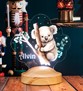 Koala Gece Lambası İsimli, Sevimli Çocuk Bebek Odası Lambası, Koala Konsept Doğum Günü Hediyesi, Koala Uyku Arkadaşı