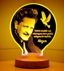 Nazım Hikmet Şiiri, Nazım Hikmet Sözleri Yazılı Led Lamba