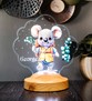 Koala Çocuk Odası Gece Lambası, Koala Bebek Doğum Günü Hediyesi Sevimli Led Lamba, İsimli Çocuk Hediyesi