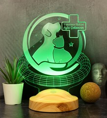 Dünya Veteriner Hekimler Günü Hediyesi, Kişiye Özel Veteriner Hekim 3D Led Lamba