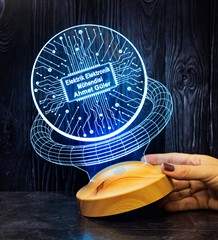 Mühendislere Özel Hediye, Elektrik Elektronik Mühendisi Hediyesi, Mühendise İsimli Hediye Led Lamba, Kişiye Özel Masa Lambası