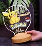 Pikachu, Pokemon Temalı Gece Lambası, Pikachu Kişiye Özel Masa Lambası, Pokemon Çizgi Film Karakteri, Nostaljik Lamba, Çocuk Odası Dekor Lamba