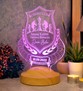 Satranç Turnuvası Ödül Hediyesi, Satranç Turnuva Birincisine Hediye Gece Lambası, Satranç Temalı Hediyelik, Kişiselleştirilebilir 3D Görünümlü Masa Lambası 
