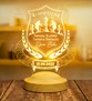 Satranç Turnuvası Ödül Hediyesi, Satranç Turnuva Birincisine Hediye Gece Lambası, Satranç Temalı Hediyelik, Kişiselleştirilebilir 3D Görünümlü Masa Lambası 