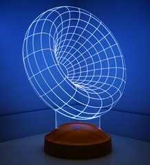 Gravity, Solucan Deliği 3D Led Lamba, Boom Led 3 Boyutlu Lamba