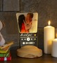 Sevgiliye Özel Renkli Resimli Spotify Müzik Barkodlu Kişiye Özel Gece Lambası, Fotoğraflı Led Lamba, Sesli Plak