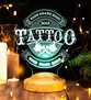 Tattoo, Dövme Severlere Hediye, Dövmeciler için Kişiselleştirilebilir Gece Lambası, Tattoo Artistlerine Hediye 