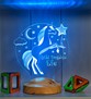 Unicorn İsimli Gece Lambası, Tek Boynuzlu At İsimli Kız Çocuk Odası Hediyesi Led Lamba, Unicorn Doğum Günü Parti Hediyesi