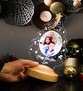 Yeni Yıl Hediyesi Renkli Baskılı Resimli Yılbaşı Çam Ağacı Kişiye Özel Gece Lambası, 3D Led Lamba, Yılbaşı Hediyesi