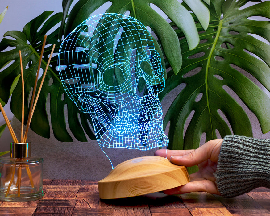 Kuru Kafa Dijital Artwork Gece Lambası, 3 Boyutlu Led Lamba