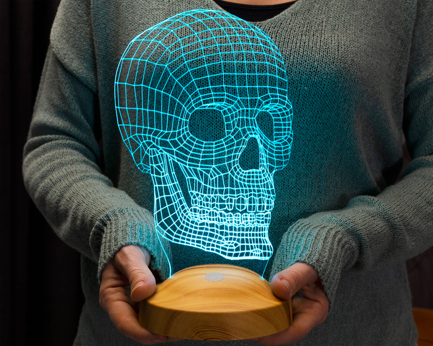 Kuru Kafa Dijital Artwork Gece Lambası, 3 Boyutlu Led Lamba