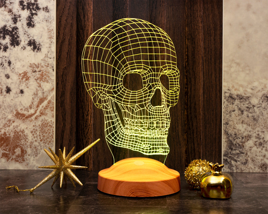 Kuru Kafa Dijital Artwork Gece Lambası, 3 Boyutlu Led Lamba