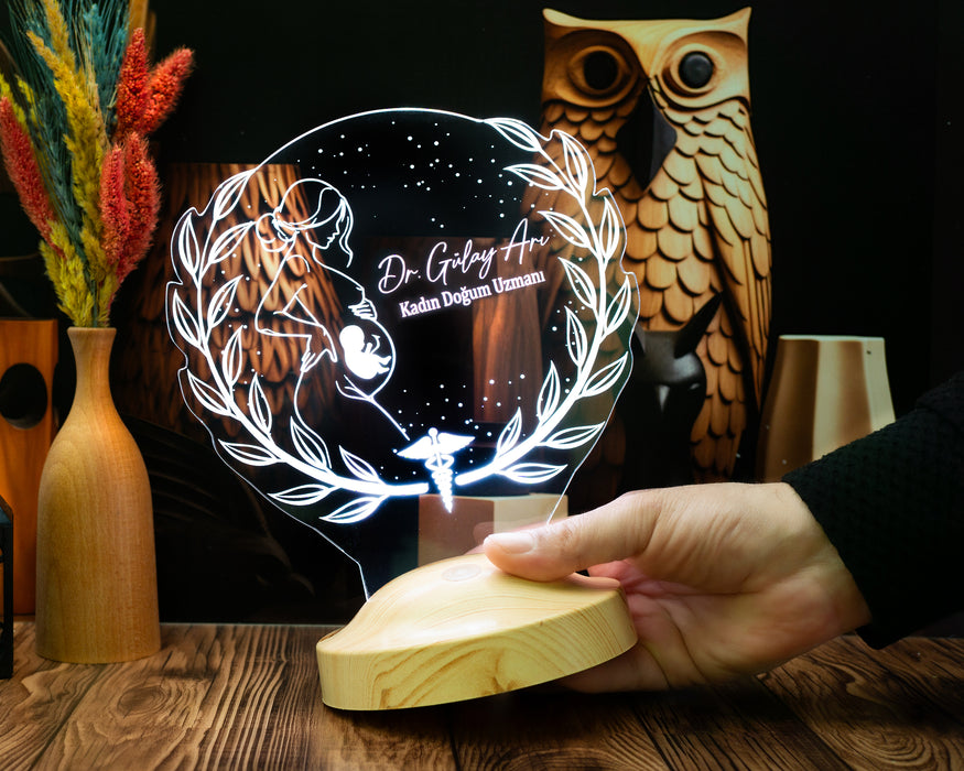 Jinekologlara Özel Hediye Lamba – Kadın Doğum Doktoruna Anlamlı Hediye - jinekolog Hediyesi