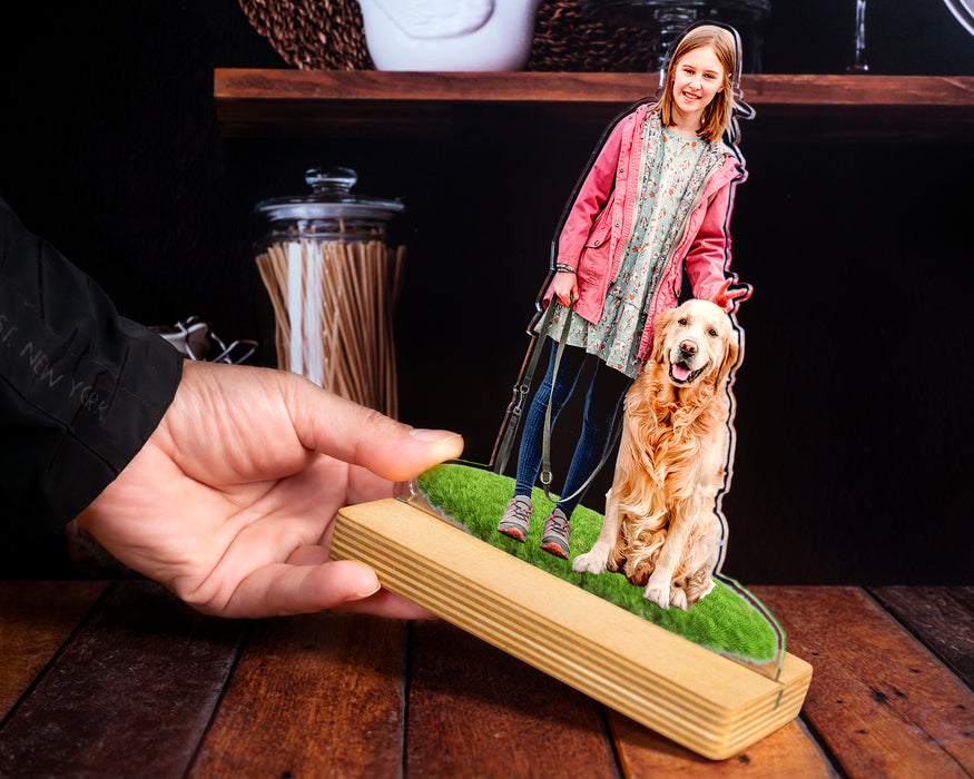 Fotoğraflı Şeffaf Biblo – Çocuklara Özel Hediye