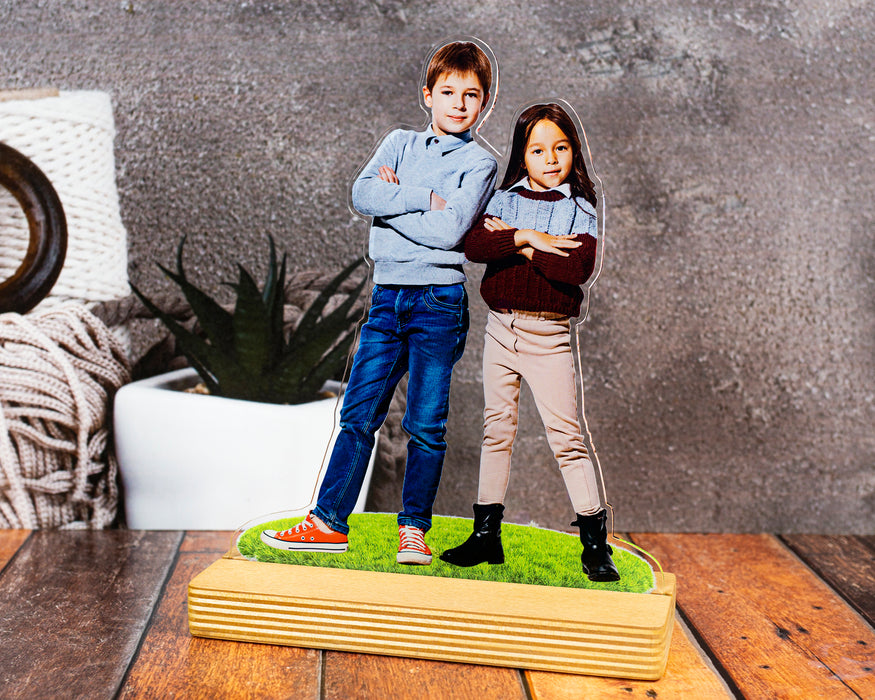 Fotoğraflı Şeffaf Biblo – Çocuklara Özel Hediye