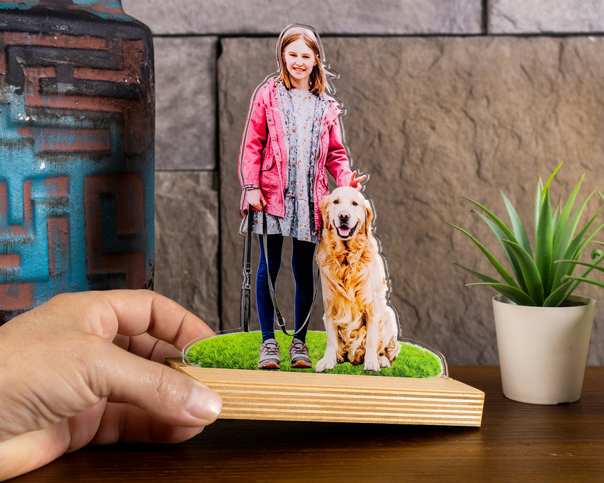 Fotoğraflı Şeffaf Biblo – Çocuklara Özel Hediye