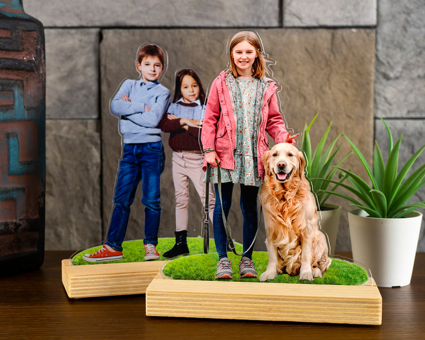 Fotoğraflı Şeffaf Biblo – Çocuklara Özel Hediye